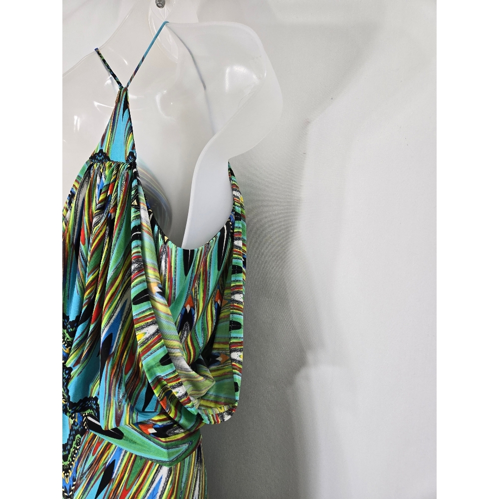 T-Bags Los Angeles Tie Front Maxi Dress - Picture 9 of 15